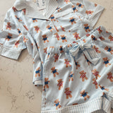 American Teddy Bear Satin PJ Set