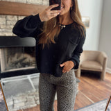 Black Everyday Ease Sweater