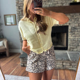 Butter Logan Short Sleeve Knit Cardi