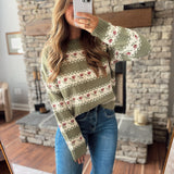 Olive Kodiak Sweater