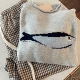 Heather Gray Sardine Sweater