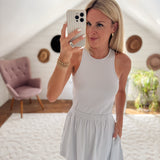 Halogen Blue Coastline Skirt Set