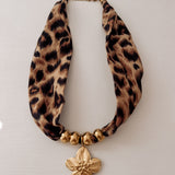 Gold Jolinda Cheetah Necklace