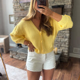 Yellow Petal Perfect Cardigan
