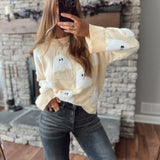 Pale Orange Ghoulfriend Material Sweater