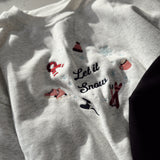 Snow Day Nostalgia Embroidered Sweatshirt
