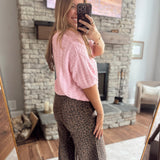 Fierce & Flawless Denim Track Pants
