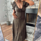 Brown Sugar Spots Maxi Dress