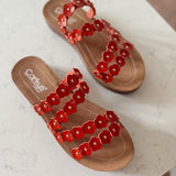 Red Garden Party Sandal