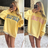 Butter Dilly Dally Mock Neck Sweatshirt