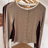 Truffle & Cream Delta Top