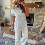 The Light Layer Blue Pinstripe Button Down