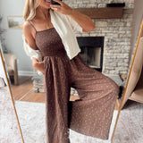 Chocolate Sweet Spot Jumpsuit