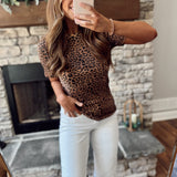 Bleached Leopard Tee