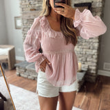 Blush Chasing Sunlight Blouse