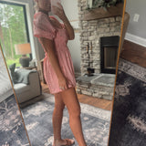 Sherry Cherry Square Neck Smocked Romper