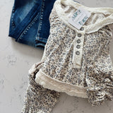 Marjorie Contrast Double Gauze Top