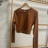 Cropped Moment Rust Long Sleeve FINAL SALE