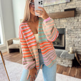 Mocha & Mint Suzanne Cardigan