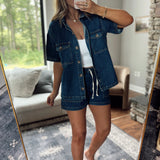 Cowgirl Crush Denim Button Up