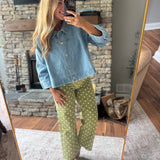 Chartreuse Duly Noted Pants