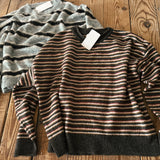 Chocolate & Blush Vela Sweater