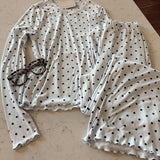 Light Blue Spotted Comfort Set