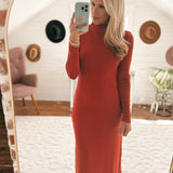 Save The Date Redwood Rib Knit Midi
