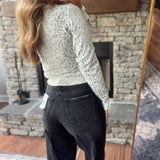 Reverse Leopard Cardi