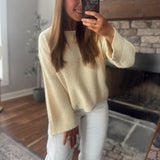 Buttercream Reid Textured Sweater