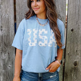 Washed Denim Vintage Glory Tee