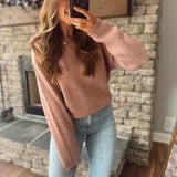 Pink Frost Camila Ribbed Sweater