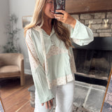 Sage Emerson Floral Long Sleeve