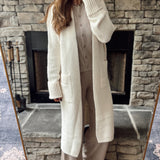 Mushroom Cloud Ribbed Sweater Pants