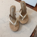 Bone Leath Zania Sandal