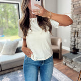 Vanilla Jules Lightweight Crop Tee