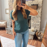 Deep Teal Simplicity Sweater Top
