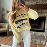 Light Yellow Dockside Darling Sweater