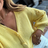Yellow Petal Perfect Cardigan