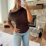 Brown Carlin Top