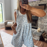 Bluebonnet Denim Romper