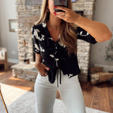 Black Thimble & Thread Top