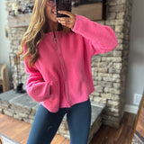 Punch Contrast Sherpa Jacket