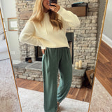 Dark Green Adara Joggers