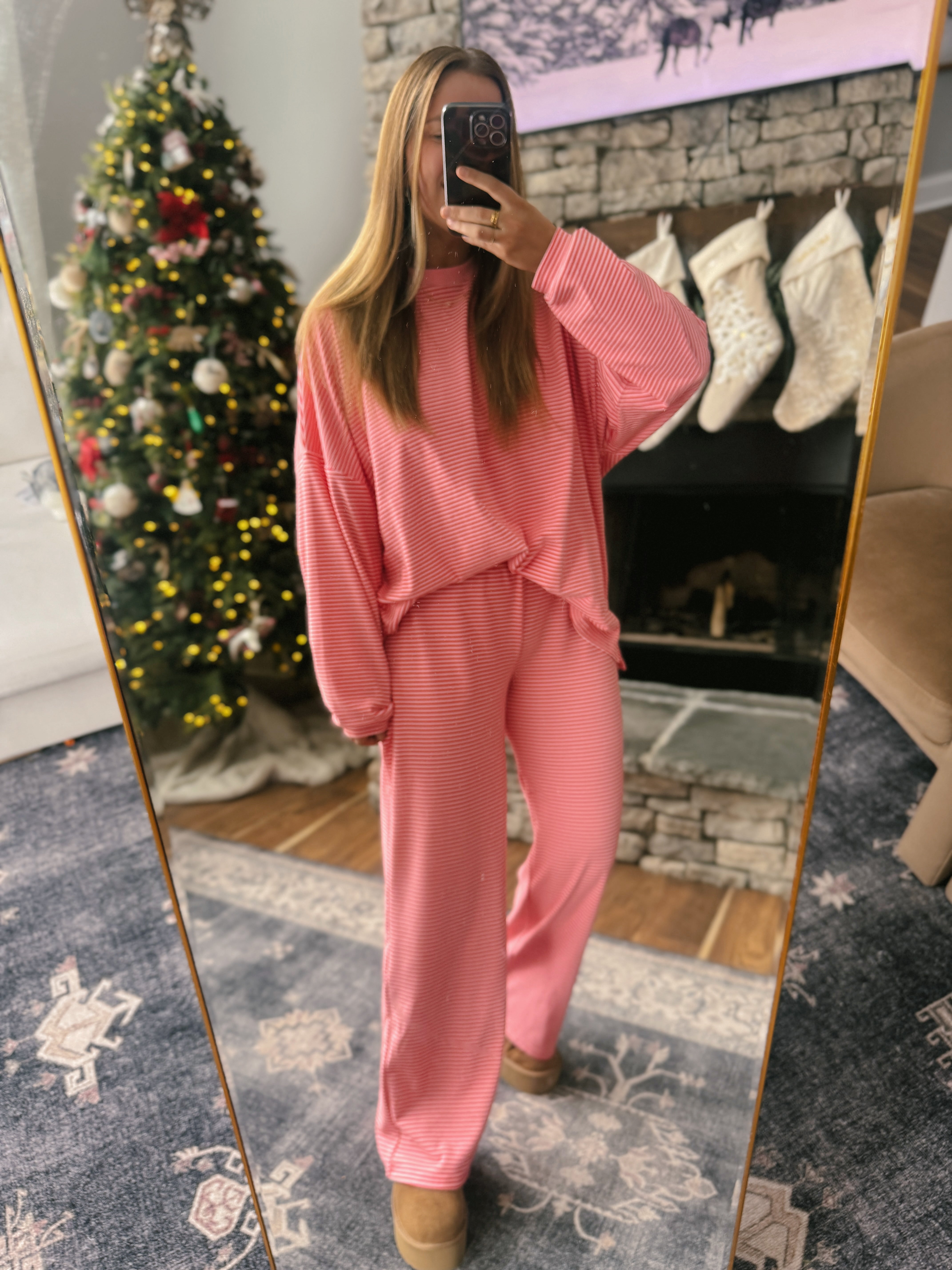 Pink Amore Oversized Top