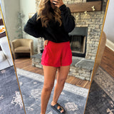 Red Sprint Shorts