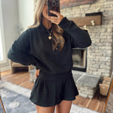 Black Icon Sport Hoodie Set