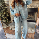 Risen Light Oversized Denim Jacket