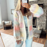 Pastel Dreams Crochet Cardigan