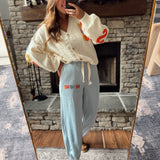 Sky Blue Jingle Lounge Sweatpants